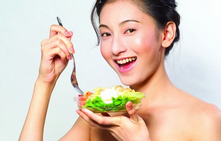 The Japanese diet without salt is the most balanced
