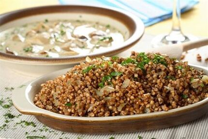 Buckwheat and kefir diet for 5 days.